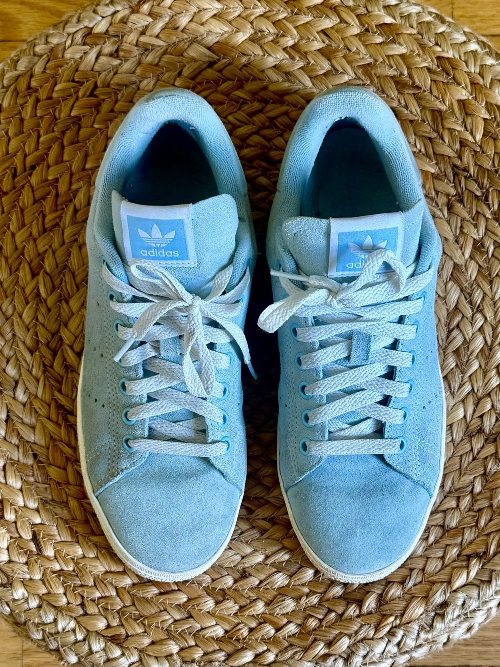 Adidas Stan Smith Light Blue Suede